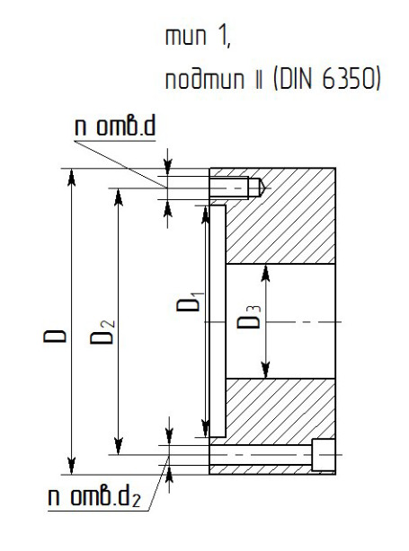 DIN 6350-II чертеж DIN 6350-II чертеж